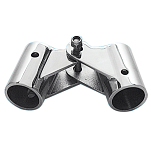 Forniture nautiche italiane 6565348 Поворотная арочная опора из нержавеющей стали Серебристый Silver 25 mm 