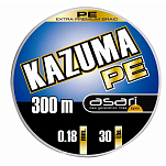 Asari LAKZ30012 Kazuma PE 300 M Линия Зеленый  Green 0.120 mm 