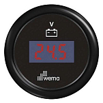 Wema 648557 Blackline 8-32V Цифровой вольтметр Black 52 mm