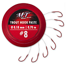 Купить Magic trout 4726103 Trout Paste Связанные Крючки 200 см Бесцветный Red 8  7ft.ru в интернет магазине Семь Футов