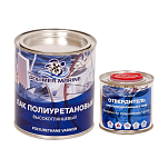Лак полиуретановый двухкомпонентный Polimer Marine 2.5ЛПВГ 1,925кг+0,575кг высокоглянцевый