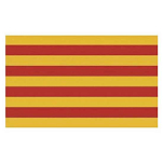 Oem marine FL303140 30x45 cm Каталонский флаг Желтый Multicolour