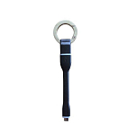 Muvit MUUSC0169 USB-кабель для ключей Micro USB 2.4A 0.1 M Черный Black