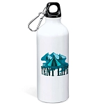 Kruskis MD4049S101C347 Бутылка Tent Life 800ml  White