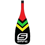Safe waterman hc200.007 весла для падлбординга Fiberglass 3 Секции Black / Yellow / Green / Red 185x20x20 175-220 cm