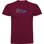 Kruskis CA655003116K045 Футболка с коротким рукавом Bluefin Tuna Фиолетовый Dark Red L