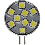 Goldenship GS10523 10-30V 1.8W G4 9 SMD 5050 Горизонтальная светодиодная лампа Серебристый Grey