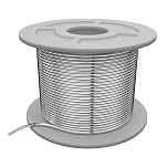 Teci 606040 100 m 133 Потоки Нержавеющая сталь Сталь кабель Серебристый Silver 4 mm 