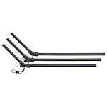 Mikado II00-05-03 Anti Клубок + вертлюг II 00-05 Трубка Черный Black 10 cm 