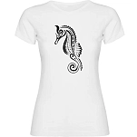 Kruskis 11502102xxlk211 Женская футболка с коротким рукавом Seahorse Tribal White 30x25x2 2XL