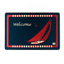 Купить Дверной коврик Marine Business Welcome 41210 670x450мм нескользящий 2шт из синего/красного полипропилена и резины 7ft.ru в интернет магазине Семь Футов