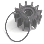 Talamex 17200189 17200189 Шлицевой привод внутреннего колеса из неопрена с прокладкой и крышкой Черный Black