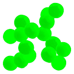 Reactor baits 75056007 Fluo Balls Силиконовый бойл Fluo Green