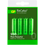 Gp batteries 120100AAAHCE-C4 ReCyko NiMH AAA 950mAh Аккумуляторы Зеленый Green