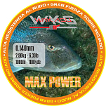 Wakasu 48283318 Max Power Монофиламент 1000 m Красный Red 0.180 mm