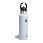 Hydro flask S21FS110 622ml Стандарт гибкий Солома Крышка Термо Белая White