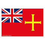 Флаг Гернси гражданский Adria Bandiere 97B1402 30x45 см красный