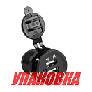 Разъем USB 5В 3.1А (упаковка из 50 шт.) AES.Co 4620136056069_pkg_50