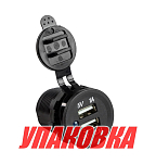 Разъем USB 5В 3.1А (упаковка из 50 шт.) AES.Co 4620136056069_pkg_50