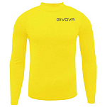 Givova MA010-0007-2XL Базовый слой с длинным рукавом Corpus 3 Желтый Sky-Blue 2XL