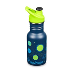 Klean kanteen 1008863 Kid Classic Бутылка из нержавеющей стали 355ml Спорт крышка Голубой Planets
