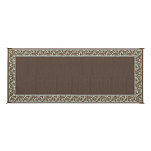 Stylish camping 672-RC7BRNBEIGE ковер RC7  Burgundy / Beige 2.43 x 6 m