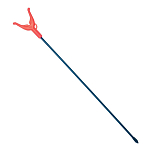 Energoteam 77010065 ET DP Держатель Удочки Бесцветный Silver 65 cm