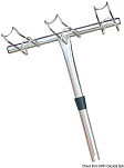 Rod holder AISI 316 Nr. 3 rods right, 41.167.71