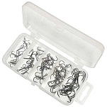 Yamashiro 0352007 Тройной Крючок Set 40 единицы измерения Black Nickel 2-4-6-8-10