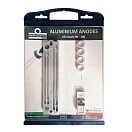 Купить Tecnoseal 2640301 Suzuki 90-140HP Алюминиевый анод Бесцветный Silver 7ft.ru в интернет магазине Семь Футов