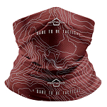 Pentagon K14013-TM-74- Шарф-хомут Skiron Topographic Map Красный Maroon Red