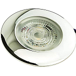 Aqua signal 40-166247 Встраиваемый светодиодный светильник 10-30V 3´´ Серебристый White
