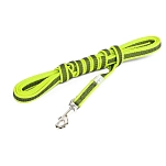 Julius k-9 218GM-NE-3 поводок для собак Rubberized Without Handle 14 mm Зеленый Neon 14 mm x 3 m