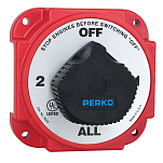Perko 9-8603DP Heavy Duty Переключатель батареи Красный Red 5 1/4 x 5 1/4 x 3 3/8´´ 