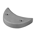 Цинковый анод Tecnoseal 00908 116x77x23мм полукруглый для двигателей Johnson-Evinrude 90-140л.с.