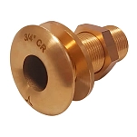 Maestrini gs30771 Хромированный фитинг сквозь корпус Латунь  Brass 8x11x12 3/4´´