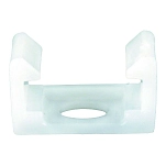 Jr products 342-81455 Защелка типа E в направляющей для штор Серебристый White