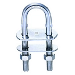 Plastimo 403880-unit Болт U-образный 10 штук Grey 10x10x10 8 x 80 mm