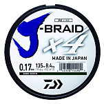 Daiwa 12741619 J-Braid 4 1350 M Зеленый  Green 0.190 mm 