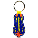 Купить Dive inspire KR-026 Bruno Кольцо для ключей Nudibranch Многоцветный Blue / Yellow / Orange 7ft.ru в интернет магазине Семь Футов