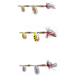 Zebco 3129101 Trophy Z-Tandem Ложка 16g Многоцветный Silber / Perch Foil
