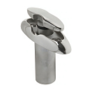 Купить Утка подъемная поворотная врезная Homer 003871 89х31 мм из нержавеющей стали AISI316 с фиксацией 7ft.ru в интернет магазине Семь Футов