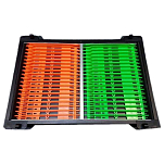 Garbolino GOMEF360726-13 Pole Winder 30 Units With Tray&Adhesive Tapes Оранжевый Green / Orange