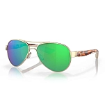 Costa 06S4006-40061056 Зеркальные поляризованные солнцезащитные очки Loreto Rose Gold Blue Mirror 580P/CAT3