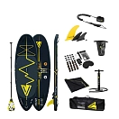 Купить YellowV yvsup08-unit Надувной комплект для падлбординга Heartbeat 8´0´´ Black / Yellow 90x50x30 243.8 cm 7ft.ru в интернет магазине Семь Футов