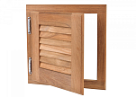 ARC 726 Жалюзийная деревянная дверь с рамкой / Ширина: 380 мм; Высота: 610 мм