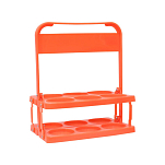 Softee 24178.036.1 PVC Базовый перевозчик для 6 Бутылки Оранжевый Coral