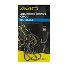 Купить Avid carp A0520014 Armorok Chod Barbless Крюк Черный  Black Nickel 4  7ft.ru в интернет магазине Семь Футов