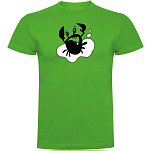 Kruskis CA65500383K014 Футболка с коротким рукавом Crab Зеленый Green L