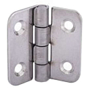 Купить Euromarine 004451 Квадратный шарнир из нержавеющей стали 2 единицы Grey 40 x 40 mm 7ft.ru в интернет магазине Семь Футов